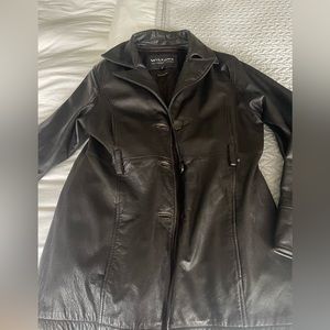 Black Genuine Leather Wilson Jacket